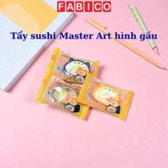 Cục Tẩy Master Art Sushi Roll Eraser Hình Cuộn Sushi Gấu Nhỏ