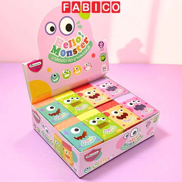 Combo 2 Cục Tẩy Master Art Hello Monster