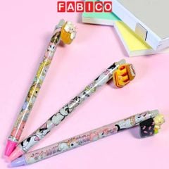 Bút Gel Tẩy Được Quantum Dessert Cat EG14 0.5mm Mực Xanh