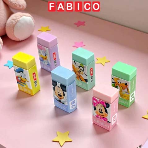 Set 6 Cục Tẩy Mickey Disney Mini Pastel