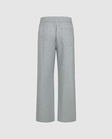  URBAN REVIVO - Quần nam ống rộng lưng thun phối dây rút 