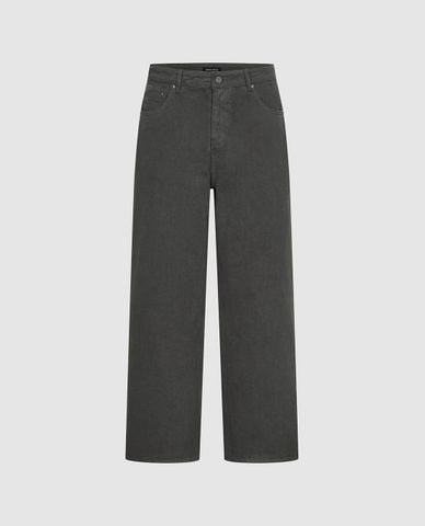  URBAN REVIVO - Quần jeans nam ống rộng thời trang 