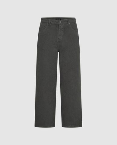  URBAN REVIVO - Quần jeans nam ống rộng thời trang 