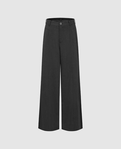  URBAN REVIVO - Quần nữ ống rộng thanh lịch 