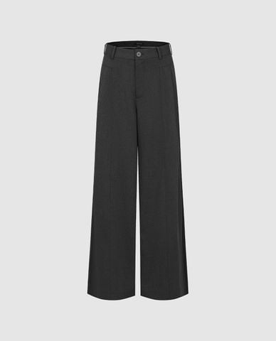  URBAN REVIVO - Quần nữ ống rộng thanh lịch 