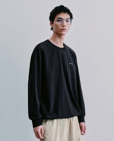  URBAN REVIVO - Áo sweatshirt nam cổ tròn tay dài 