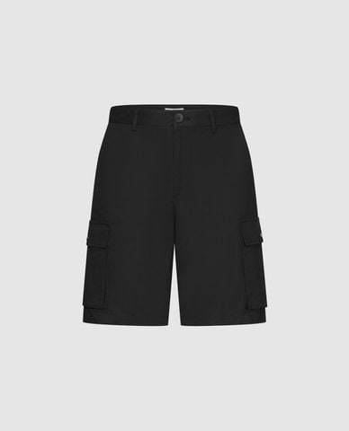  URBAN REVIVO - Quần short nam ngang gối phối túi hộp 