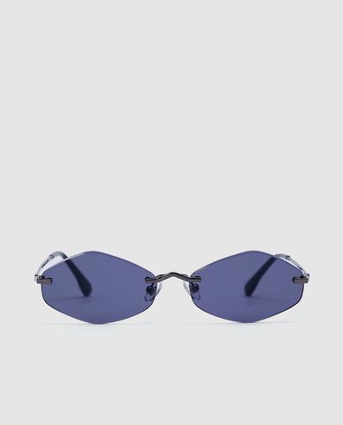  URBAN REVIVO - Kính mát nam đa giác hiện đại 