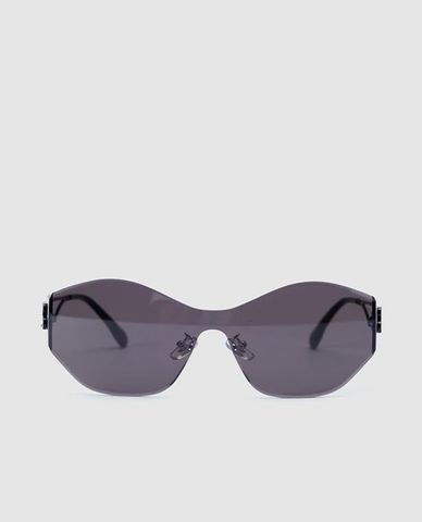  URBAN REVIVO - Kính mát nam gọng mắt mèo cách điệu 