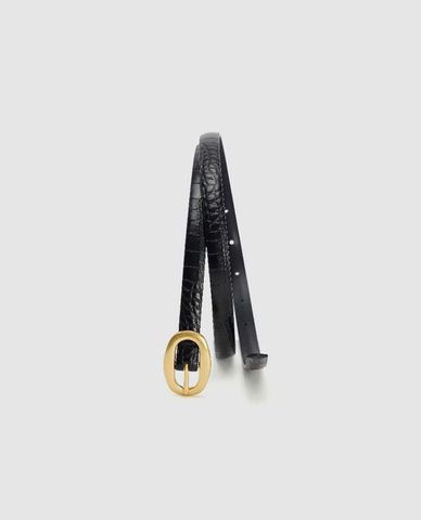 URBAN REVIVO - Thắt lưng nữ bản nhỏ hiện đại 