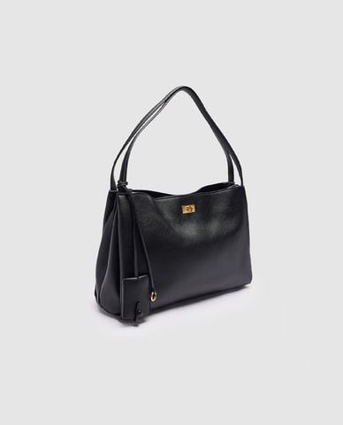  URBAN REVIVO - Túi đeo vai nữ phom chữ nhật khoá xoay 