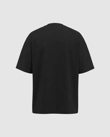  URBAN REVIVO - Áo thun nam cổ tròn tay ngắn phối hình trẻ trung 