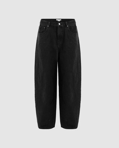  URBAN REVIVO - Quần jeans nam ống rộng hiện đại 