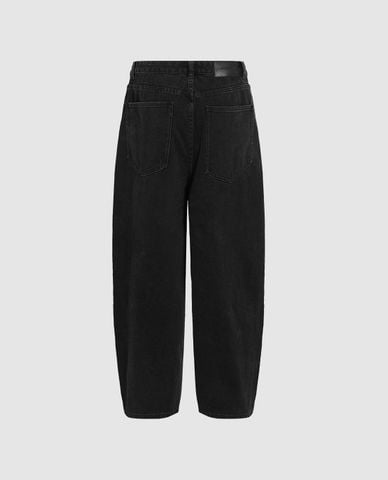  URBAN REVIVO - Quần jeans nam ống rộng hiện đại 