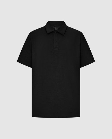  URBAN REVIVO - Áo polo nam cổ bẻ tay ngắn thanh lịch 