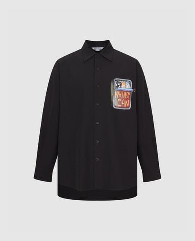  URBAN REVIVO - Áo sơ mi nam tay dài in họa tiết 