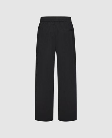  URBAN REVIVO - Quần nam ống rộng lưng thun phối dây rút 