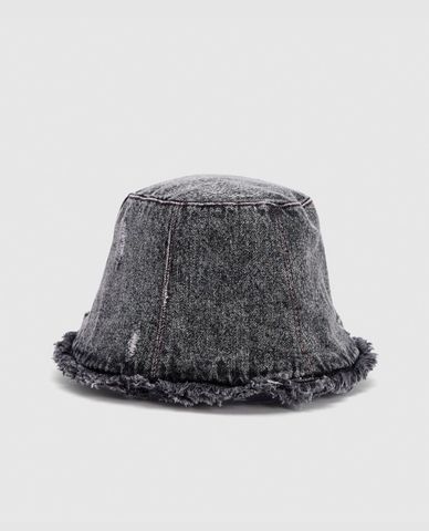  URBAN REVIVO - Nón bucket nam năng động Raw Hem 