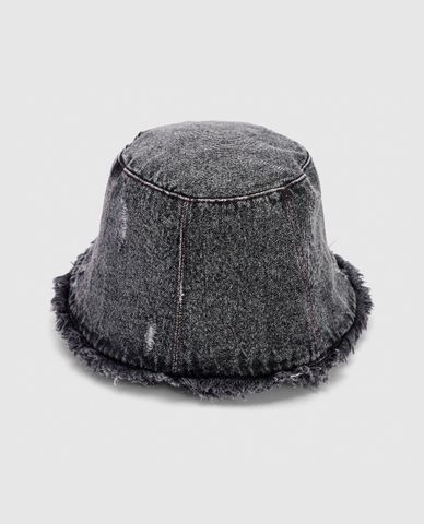  URBAN REVIVO - Nón bucket nam năng động Raw Hem 