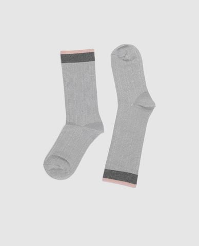  URBAN REVIVO - Vớ nữ cổ cao ánh kim 