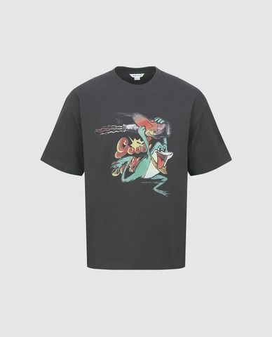  URBAN REVIVO - Áo thun nam cổ tròn tay ngắn Printed 