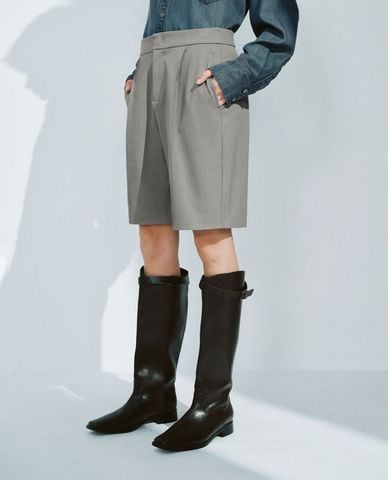  URBAN REVIVO - Quần short nữ ngang gối hiện đại 