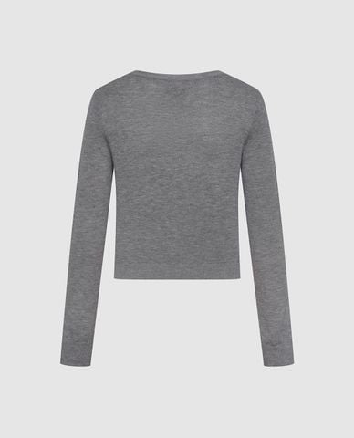  URBAN REVIVO - Áo khoác cardigan nữ cổ tròn tay dài 