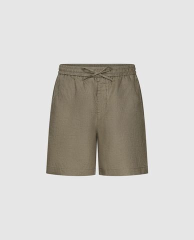  URBAN REVIVO - Quần short nam ống rộng lưng thun 