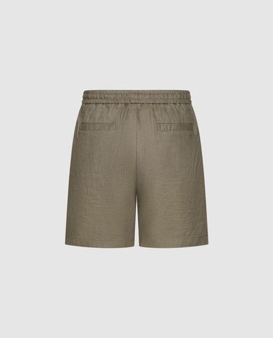  URBAN REVIVO - Quần short nam ống rộng lưng thun 