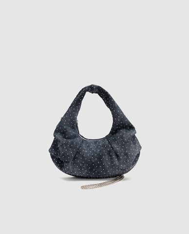  URBAN REVIVO - Túi xách nữ hình bán nguyệt Dotted 