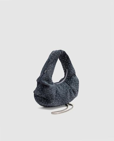  URBAN REVIVO - Túi xách nữ hình bán nguyệt Dotted 