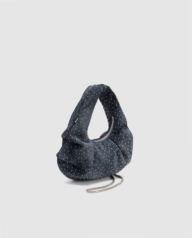  URBAN REVIVO - Túi xách nữ hình bán nguyệt Dotted 