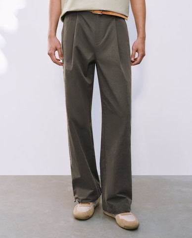  URBAN REVIVO - Quần nam ống đứng thanh lịch 