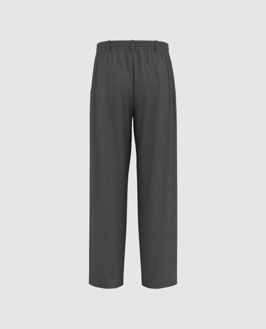  URBAN REVIVO - Quần nam ống đứng lưng thun 