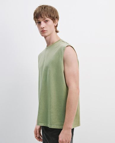  URBAN REVIVO - Áo ba lỗ nam phong cách tối giản 