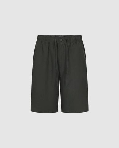  URBAN REVIVO - Quần short nam ống rộng lưng thun 