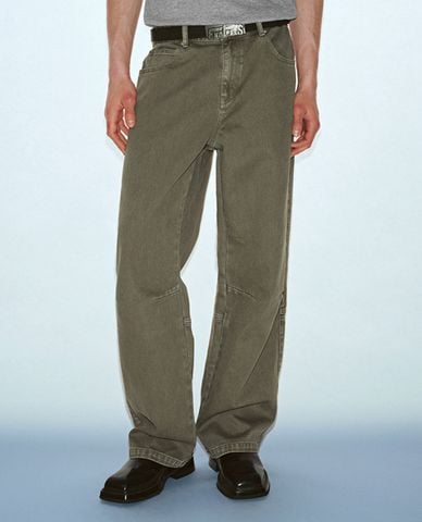  URBAN REVIVO - Quần jeans nam ống đứng thời thượng 