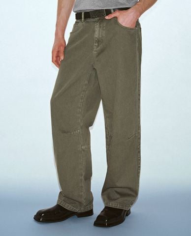  URBAN REVIVO - Quần jeans nam ống đứng thời thượng 