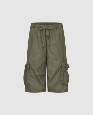  URBAN REVIVO - Quần short nữ ống rộng phối túi hộp 