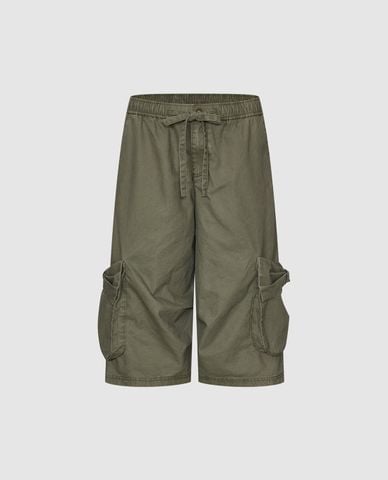 URBAN REVIVO - Quần short nữ ống rộng phối túi hộp 