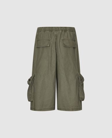  URBAN REVIVO - Quần short nữ ống rộng phối túi hộp 