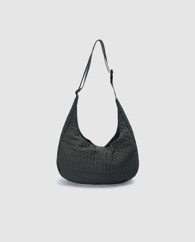  URBAN REVIVO - Túi đeo chéo nam hình bán nguyệt 