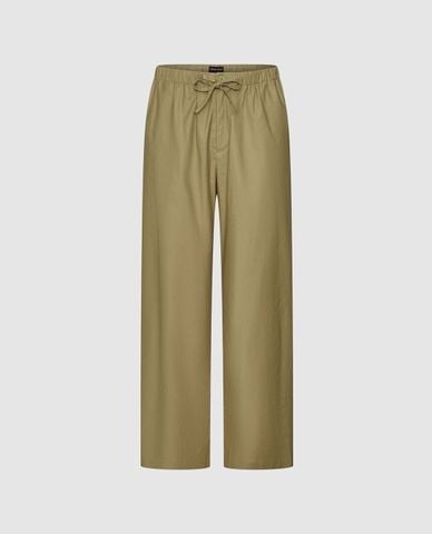  URBAN REVIVO - Quần nam ống rộng lưng thun dây rút 