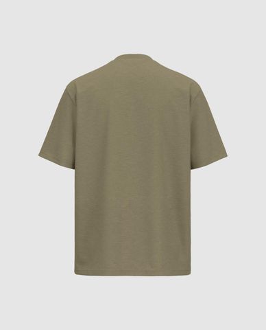  URBAN REVIVO - Áo thun nam cổ tròn tay ngắn in họa tiết 