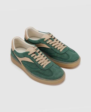  URBAN REVIVO - Giày sneakers nam cổ thấp mũi tròn 