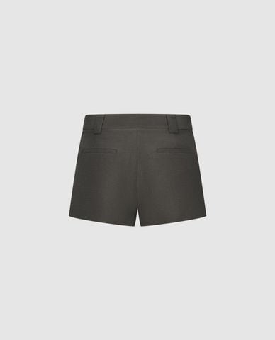  URBAN REVIVO - Quần short ngắn nữ lưng cao thanh lịch 