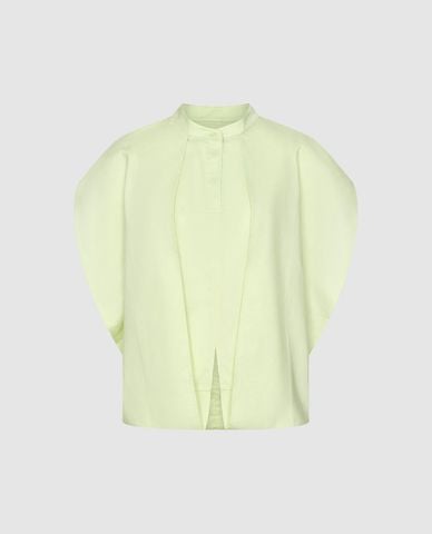  URBAN REVIVO - Áo kiểu nữ cổ trụ cánh dơi thời thượng 