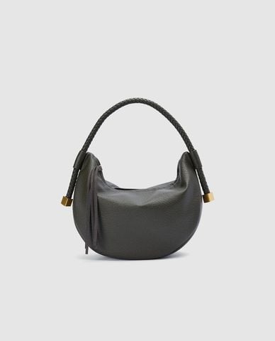  URBAN REVIVO - Túi đeo vai nữ hình bán nguyệt 