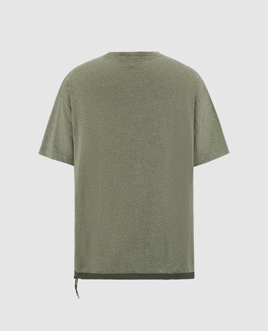  URBAN REVIVO - Áo thun nam cổ tròn tay ngắn phối túi hộp 