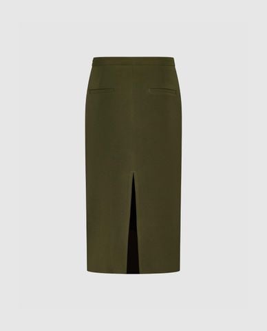  URBAN REVIVO - Chân váy bút chì midi đính đá 